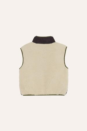 The Campamento　Ecru Teddy Vest