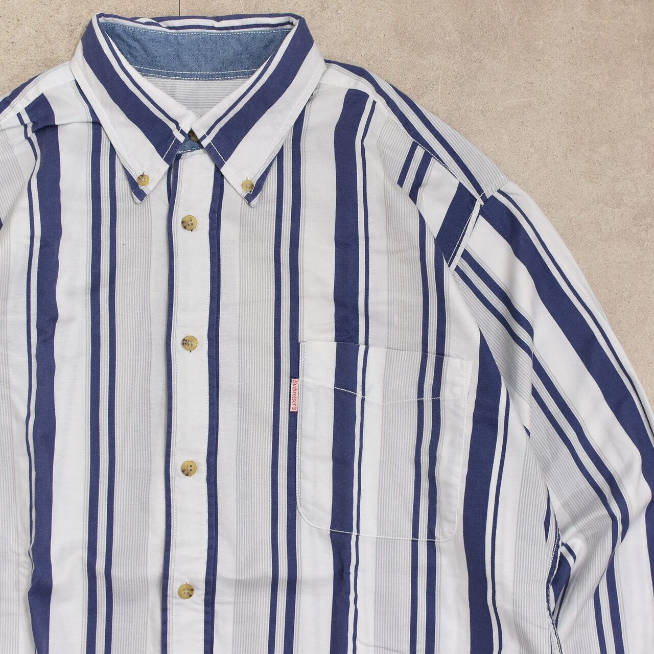 90s Budweiser stripe BD shirt