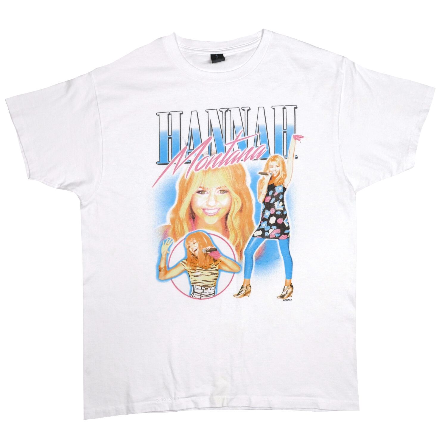 USED【L】TV Drama Hannah Montana シークレット・アイドル ハンナ・モンタナ Tee / ©Disney