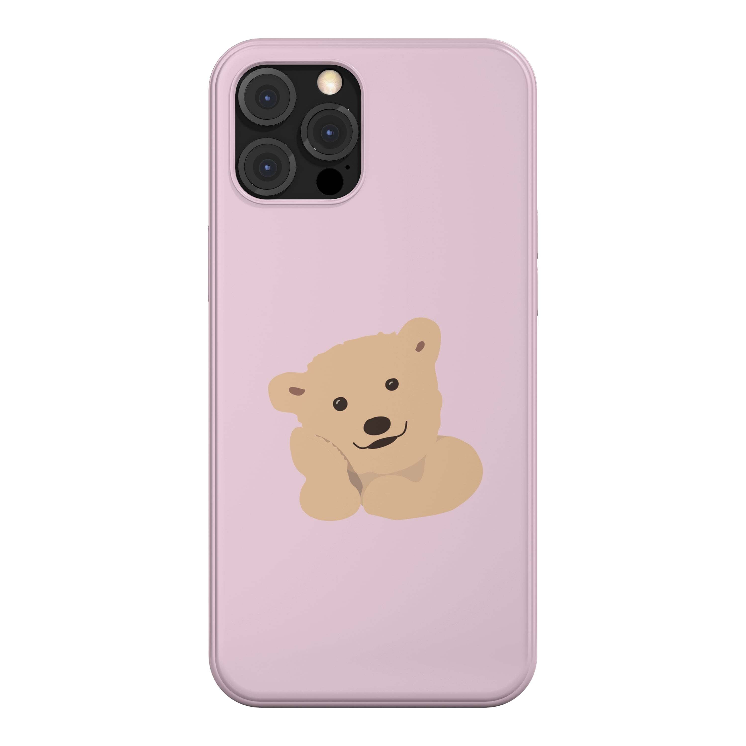 韓国 スマホケース Bear かわいい くま イラスト キャラクター デザイナーズ Iphone Android 携帯カバー 熊 ベアー ピンク B03 韓国スマホケース専門店 Korean Case