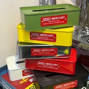 【Mercury】マーキュリー ブリキティッシュ ボックス ☆