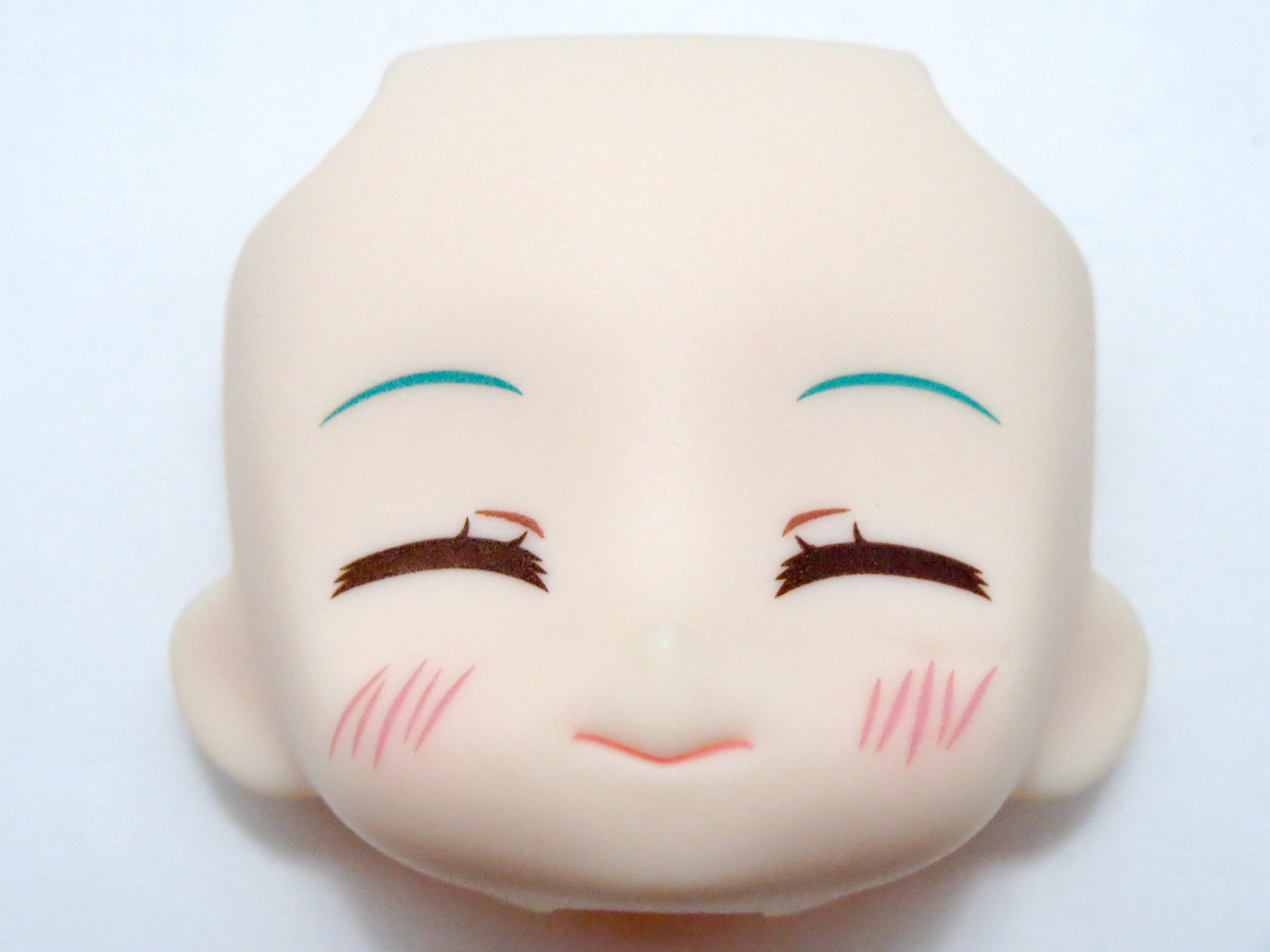再入荷【493】 雪ミク Snow Bell Ver. 顔パーツ にっこり顔(目閉じ) ねんどろいど