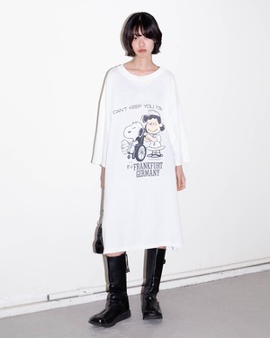 1980s Snoopy & Lucy tee dress