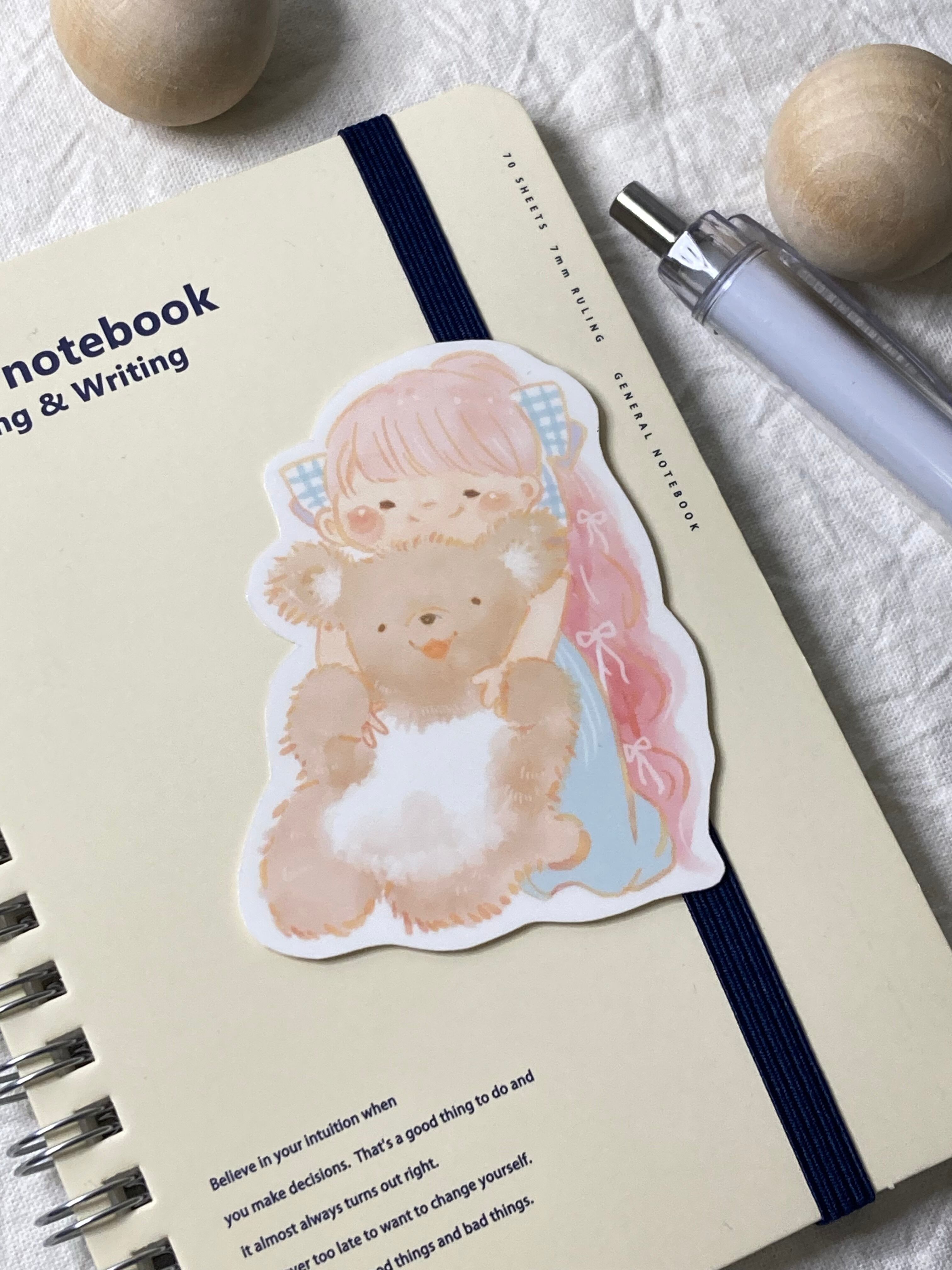 ステッカー◎くまギュッと