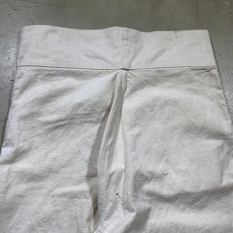20's 30's フランス海軍 コットンリネンセーラーパンツ ワイド