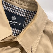 Aquascutum アクアスキュータム New Aqua5 ステンカラーコート/ベージュ系 メンズ  ヴィンテージ