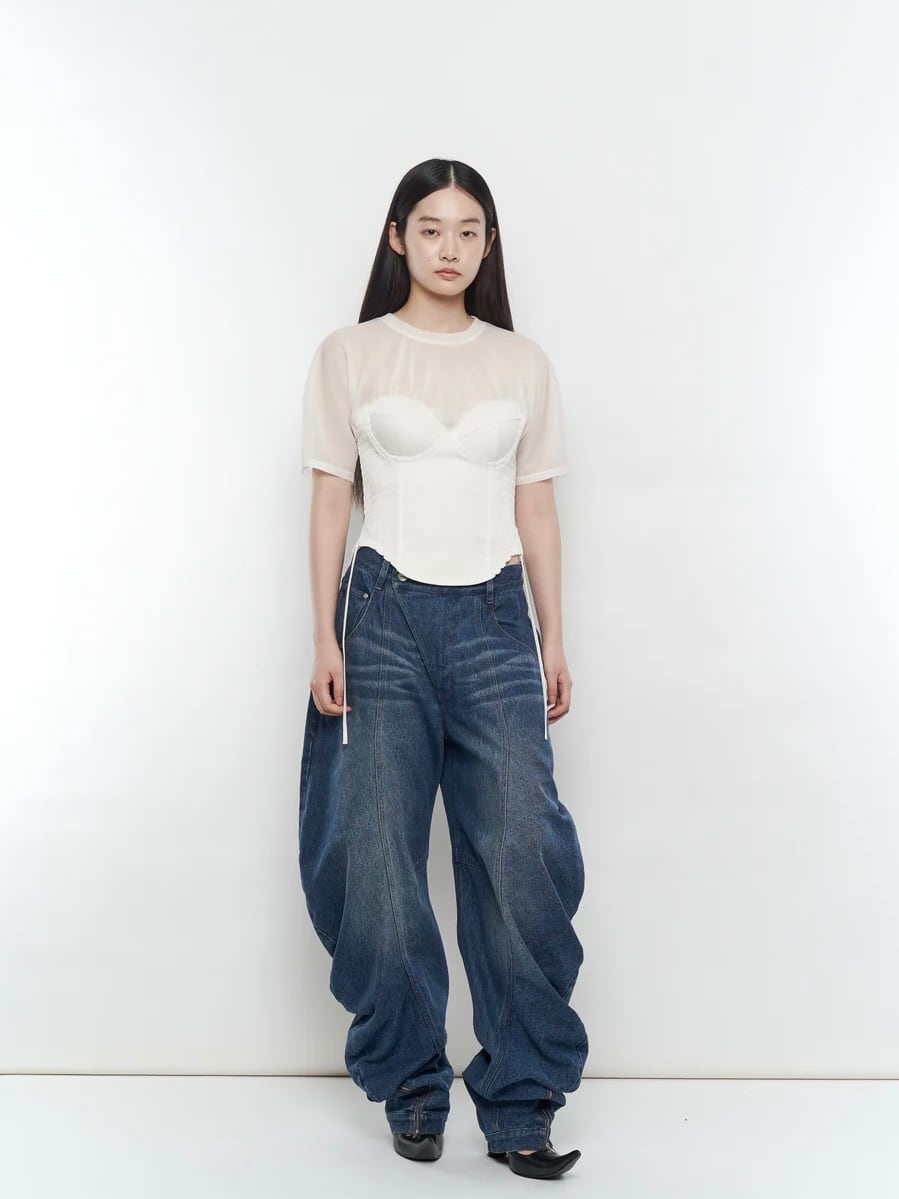 26SS】POOLDE プールデ / シアートップス 半袖 / CLOUD TEE | TRENT online