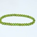 ペリドット ブレスレット 5mm メール便可 一点物 111-50631