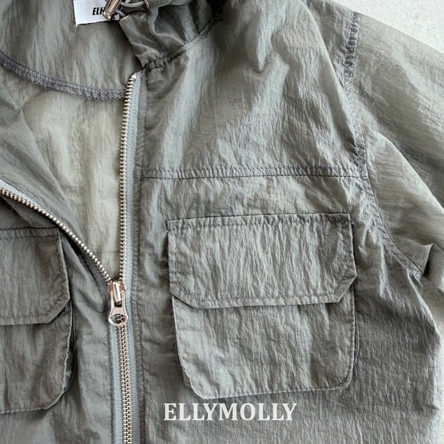 [予約][送料無料]≪ELLY MOLLY≫Sheer Windbreaker 1