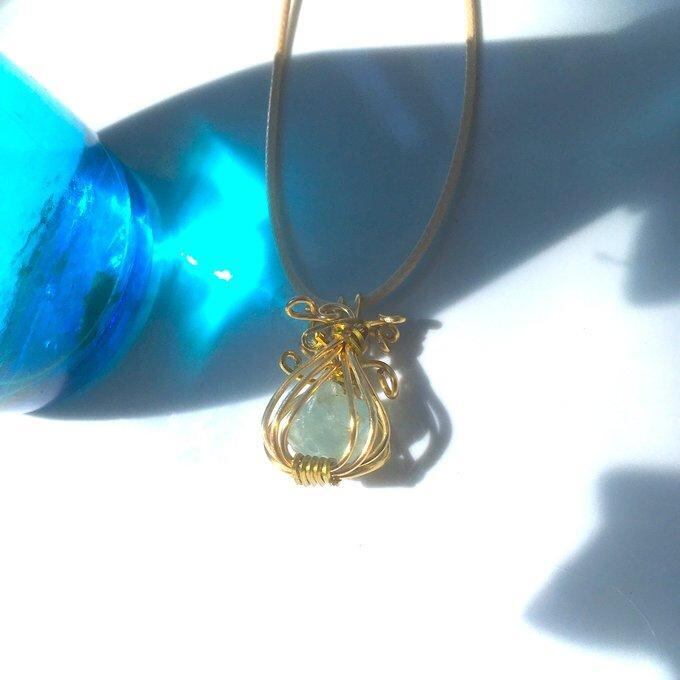 【一点物】✦3月の誕生石✦⋆.·Panier de Aquamarine⋆.·アクアマリンの原石ネックレス·.⋆✦
