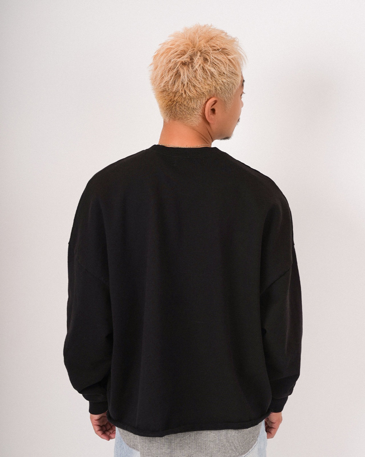 【#Re:room】CUT OFF SWEAT TRAINER［REC883］