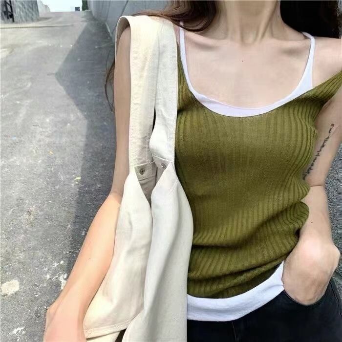 レイヤードタンクトップ　AJ111-A013