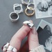 RING || 【通常商品】 SLOW CURVE RING (S925) || 1 RING || SILVER || FAL054