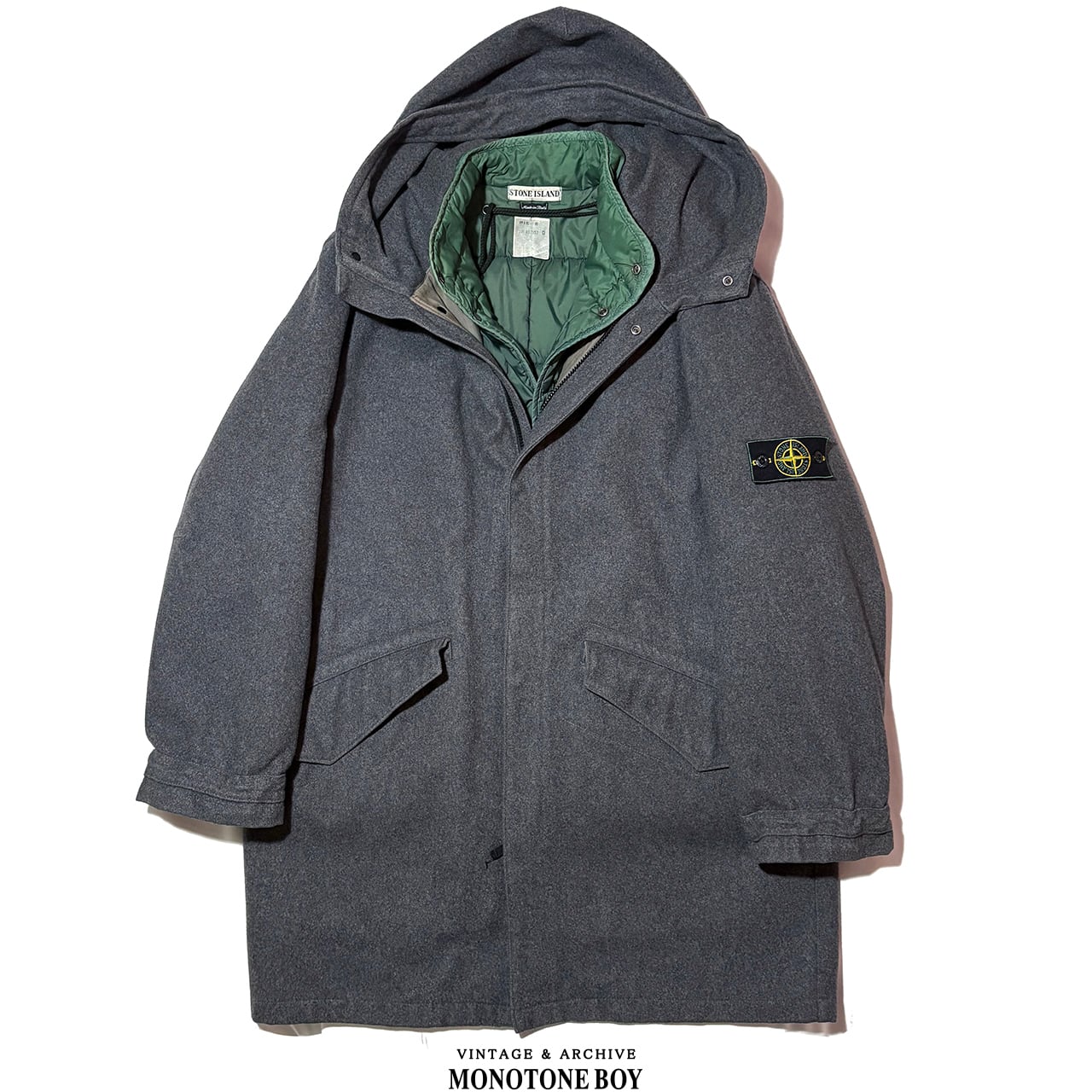 STONE ISLAND 2012SS ZIP UP DRIVERS COTTON KNIT NAVY size L