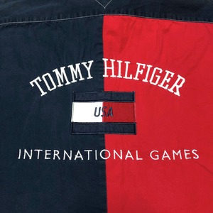 TOMMY HILFIGER】USA Mulch Pattern Shirts 90s | bucket