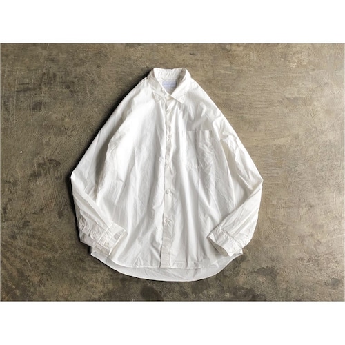 再入荷 Manual Alphabet (マニュアルアルファベット) Loose Fit Regular Collar Shirt