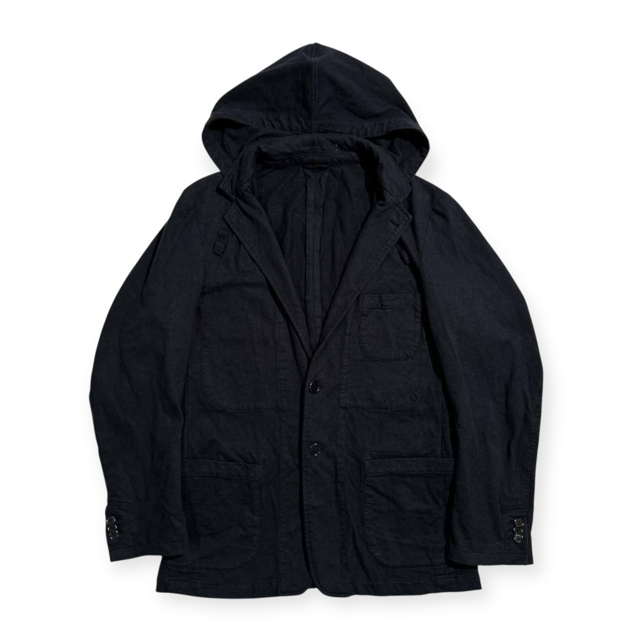 Y's × ASPESI ワイズ × アスペジ フード付き コットン テーラードジャケット 1 /ヨウジヤマモト/イタリア製