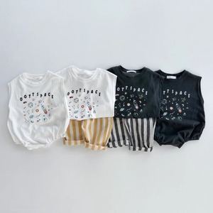 【夏作】宇宙モチーフノースリーロンパースORシャツ