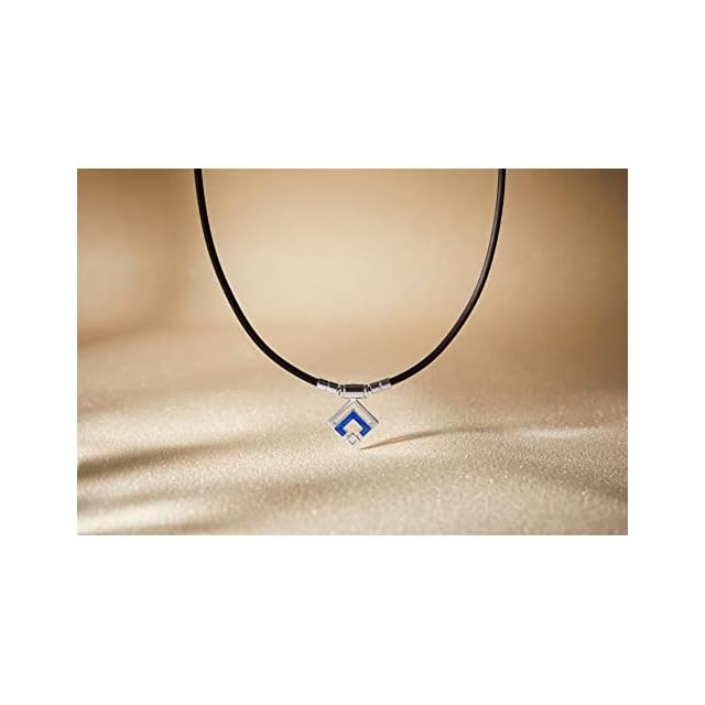 コラントッテ] TAOネックレス スリム ARANmini シルバー×ブルーラメ L