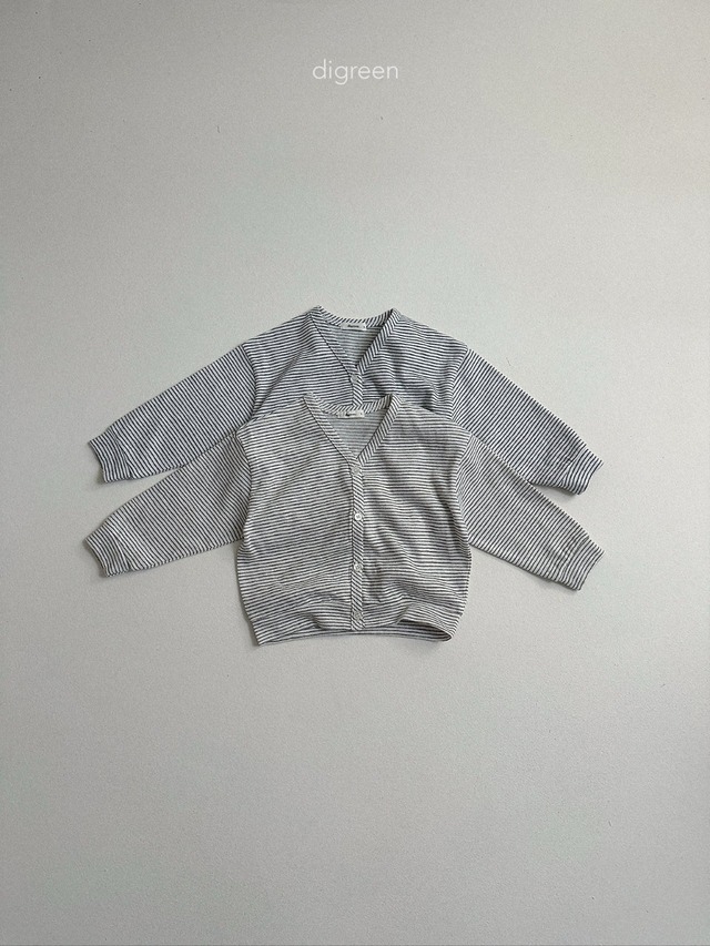 some stripe cardigan【digreen】※5月下旬〜6月上旬発送予定