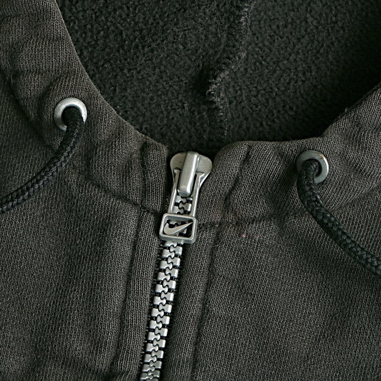 90s NIKE ナイキ ハーフジップ スウェット フーディ 古着 used | khaki