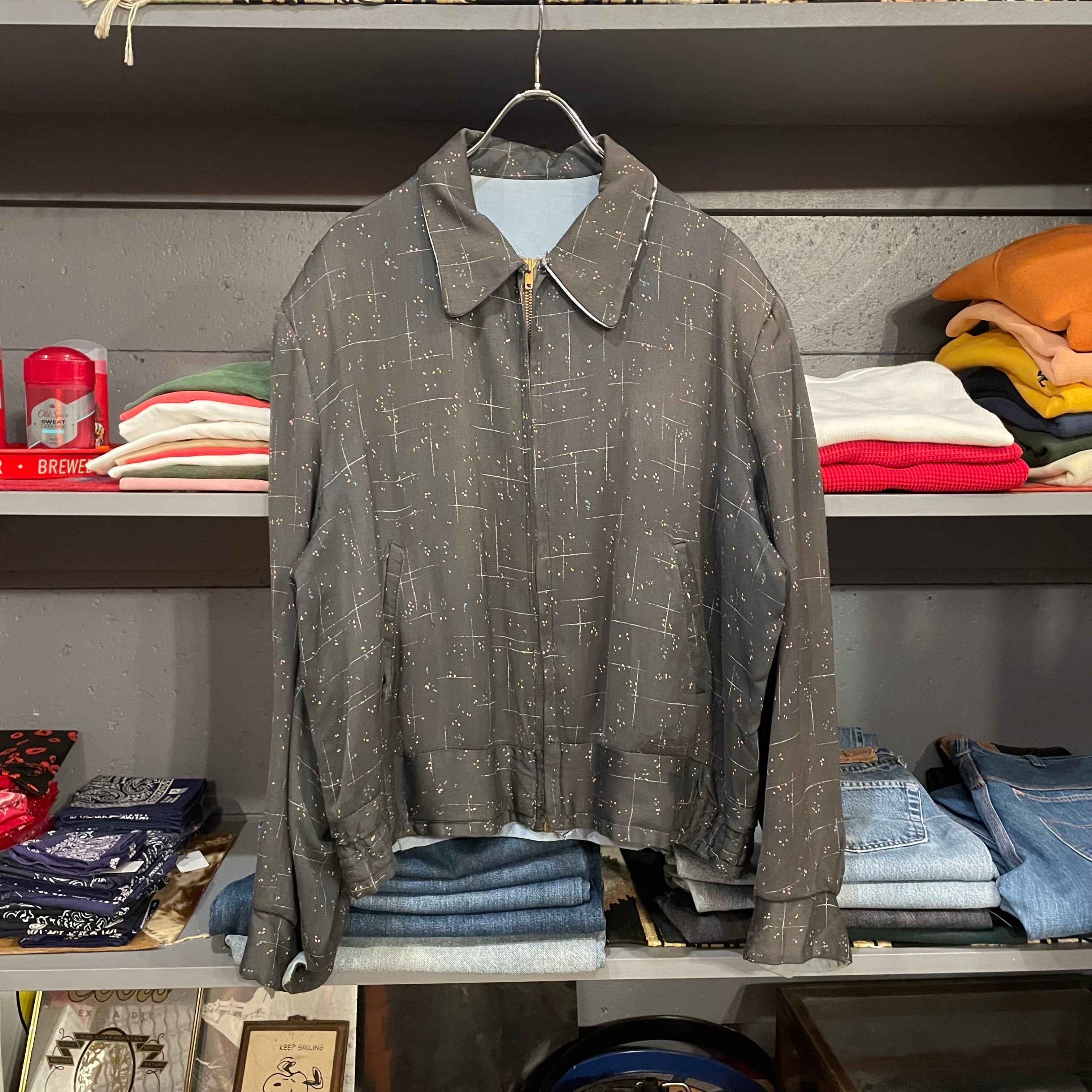 60s USA Jayson オープンカラーシャツ ロカビリー ビンテージ 60s Jayson L/S Open Collar Shirt USA製 | VOSTOK