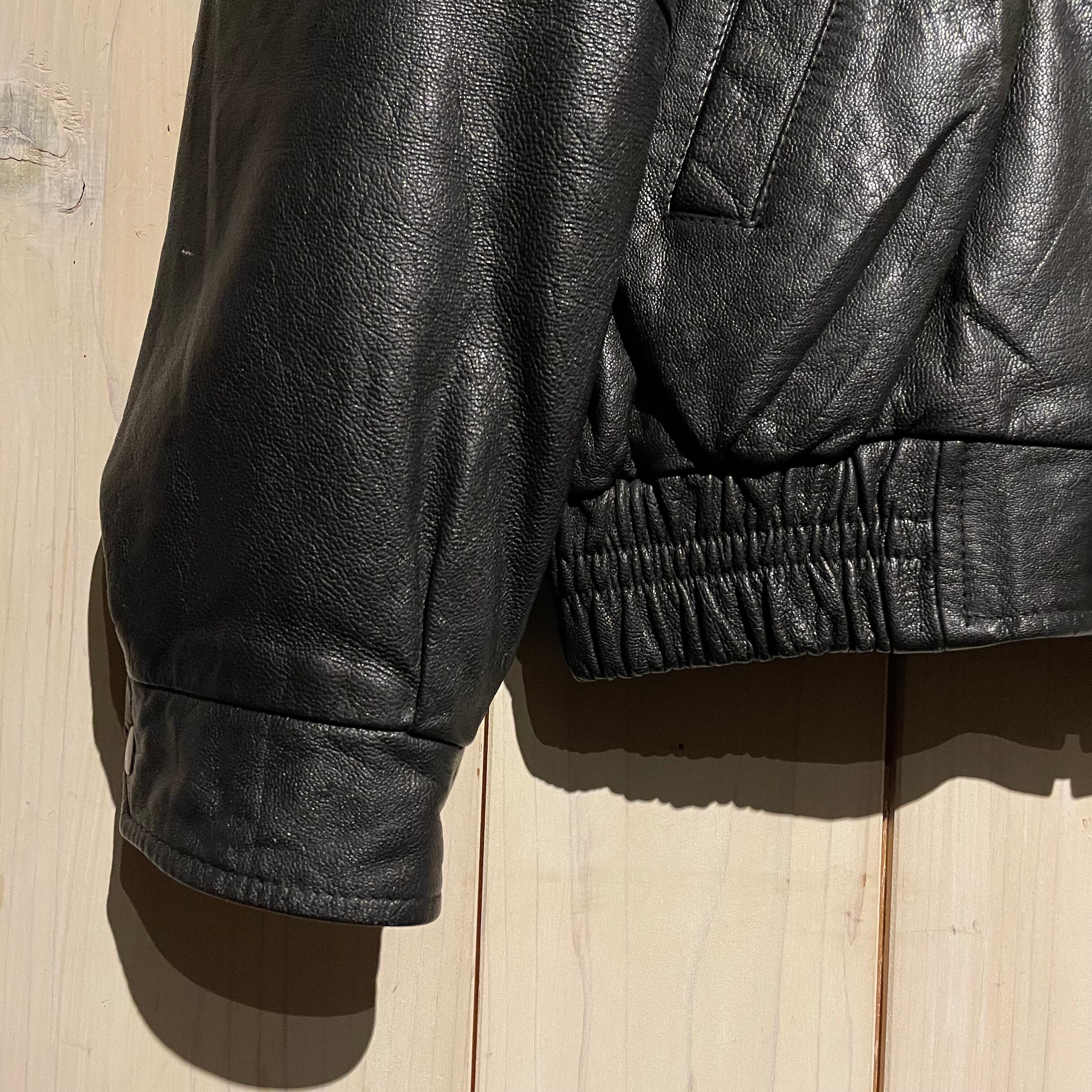 a.k.a.C.a.k.a】Flight Detail Vintage Leather Jacket | Caka(カカ