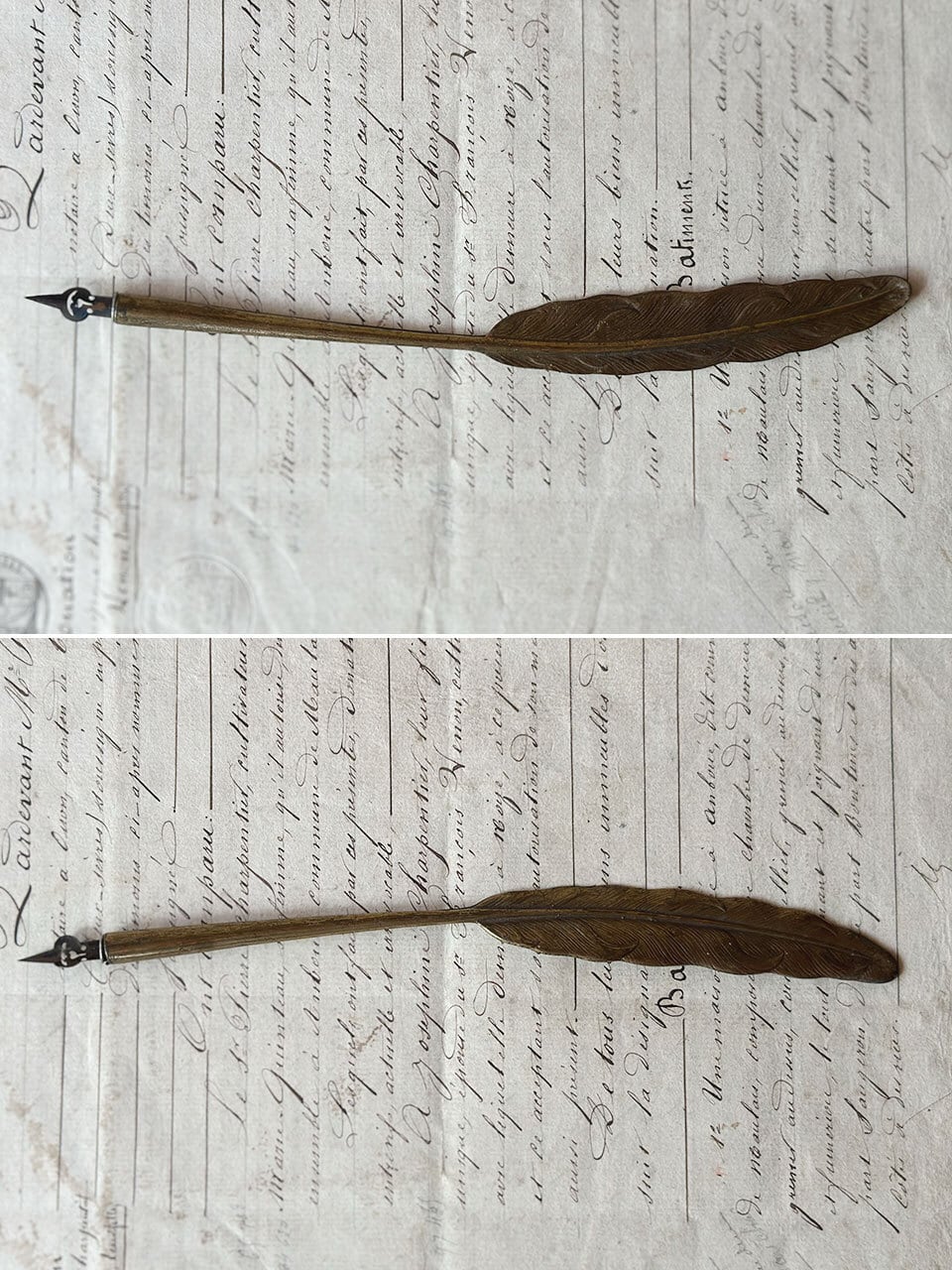 インクホルダー インク壺 インクウェル 貝殻モチーフ | Brocante de La