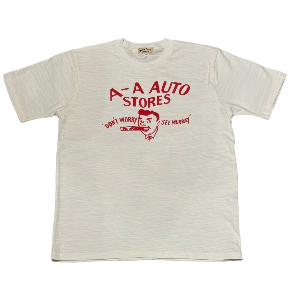 SNOW PLANT VINTAGE GRAPHIC TEE “A-A AUTO STORES"