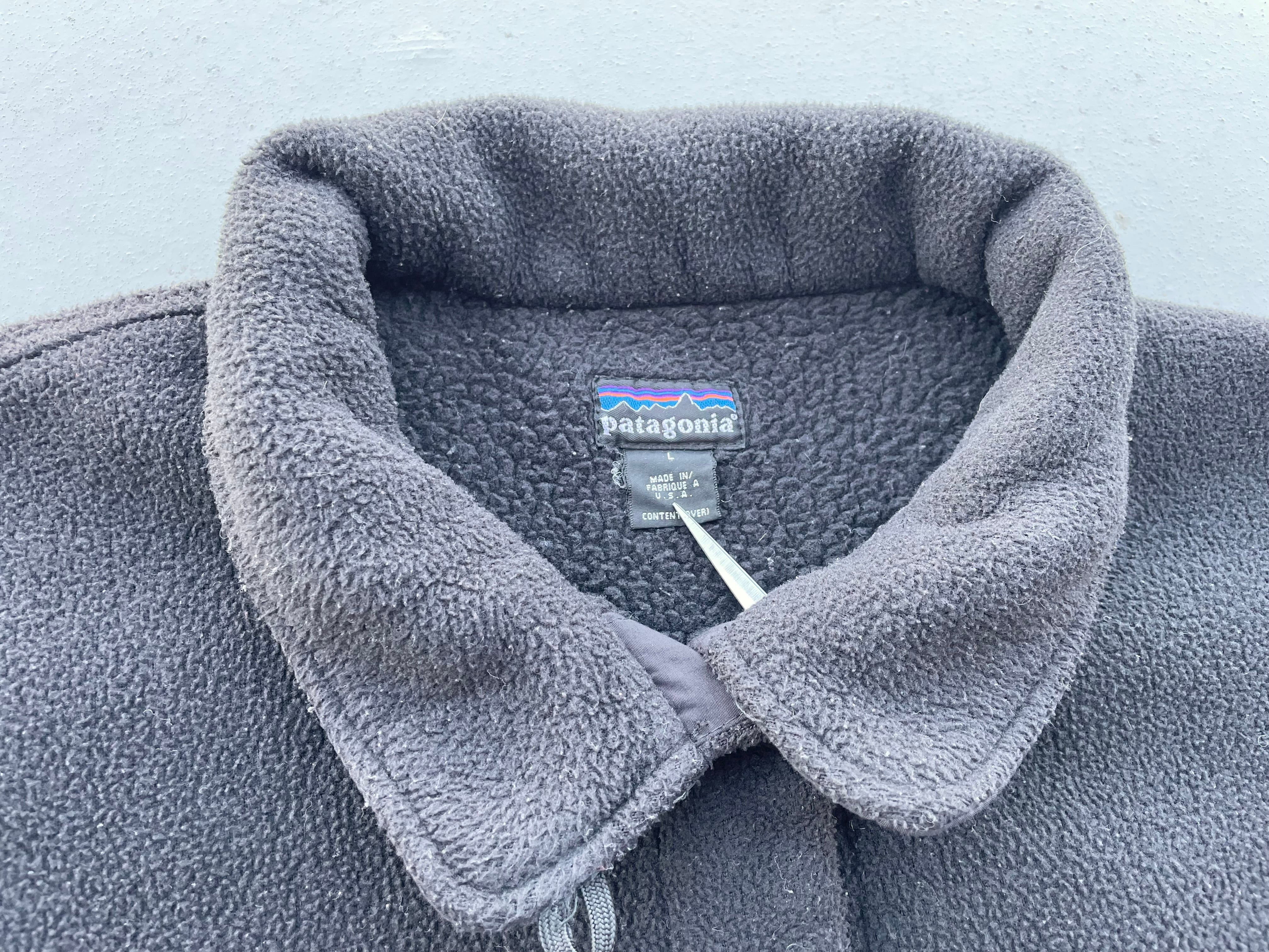 Patagonia Synchilla Shearling Coat Black‼︎ 97s | Blue Ribbon