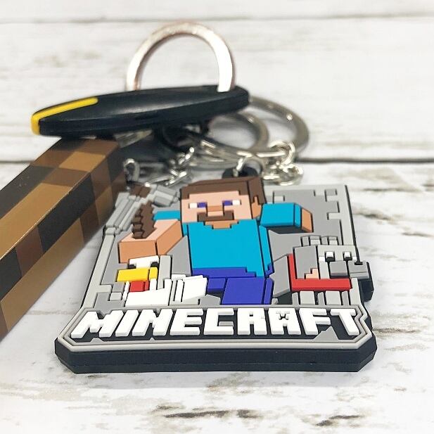 スティーブペットラバーキーホルダー マインクラフト インフォレンズ Controller Company Official Online Store
