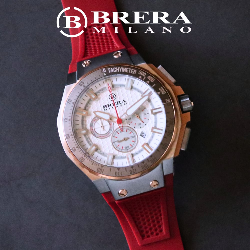 BRERA MILANO GRANTURISMO GT2 QUARTZ CHRONOGRAPH BMGTQC4505A