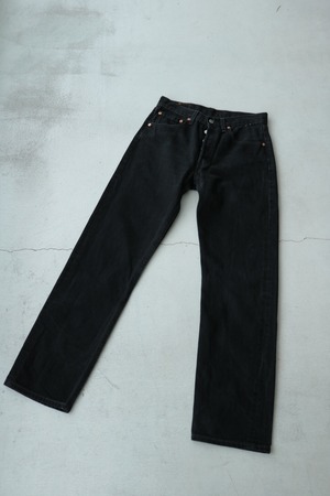 Vintage Levis 501 black denim pants