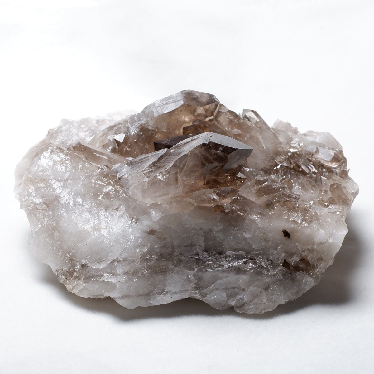 スモーキークォーツ クラスター ブラジル産 モリオン 黒水晶 原石 一点物 282-682