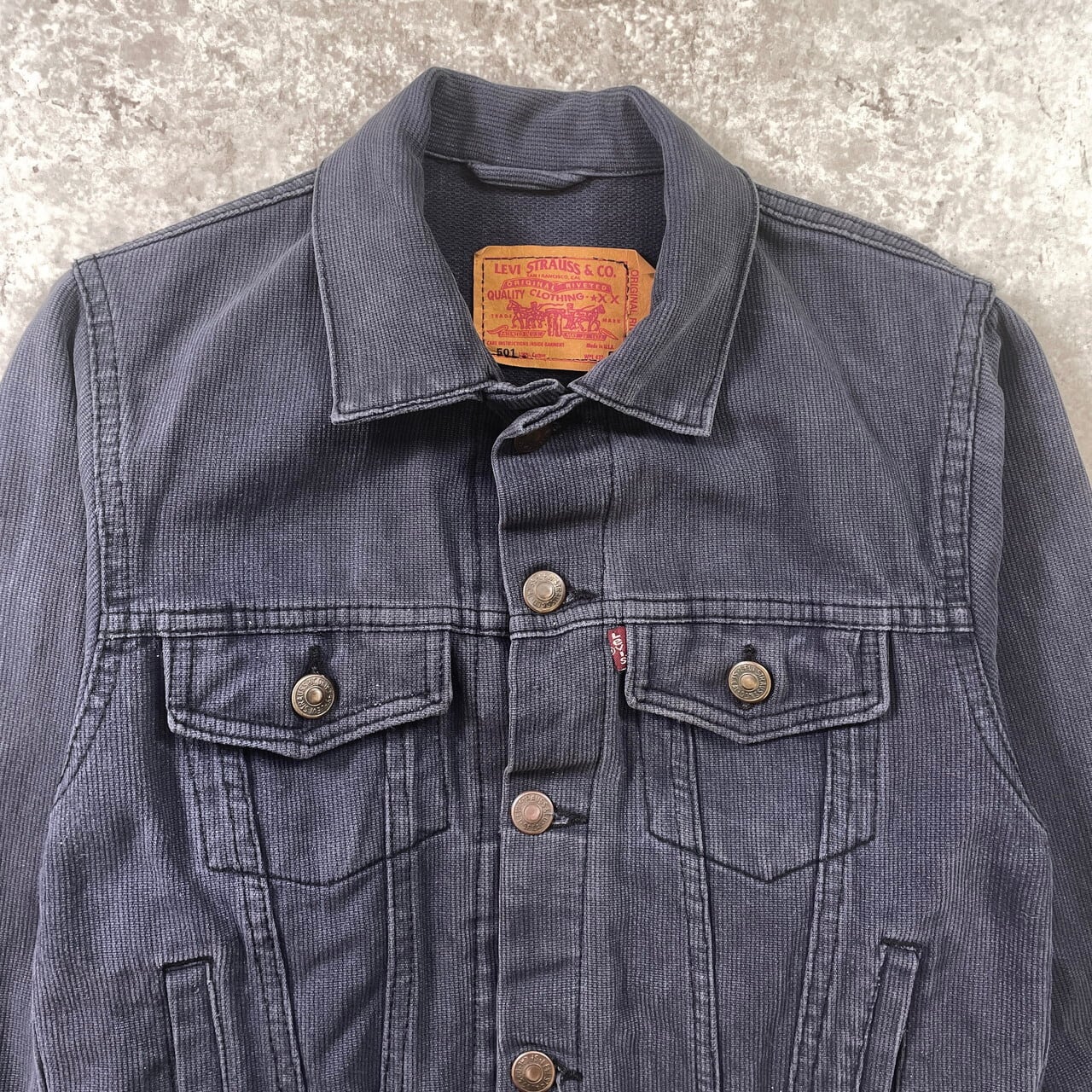 vintage リトルリーバイス　24MO ロンパース　古着 kids】80-90年代頃 USA製 Little Levi's リトル リーバイス ピケ