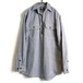 [KEY] Vintage Hickory Stripe Pullover Shirt [1990s-] Vintage Pullover Hickory Denim Work Shirt