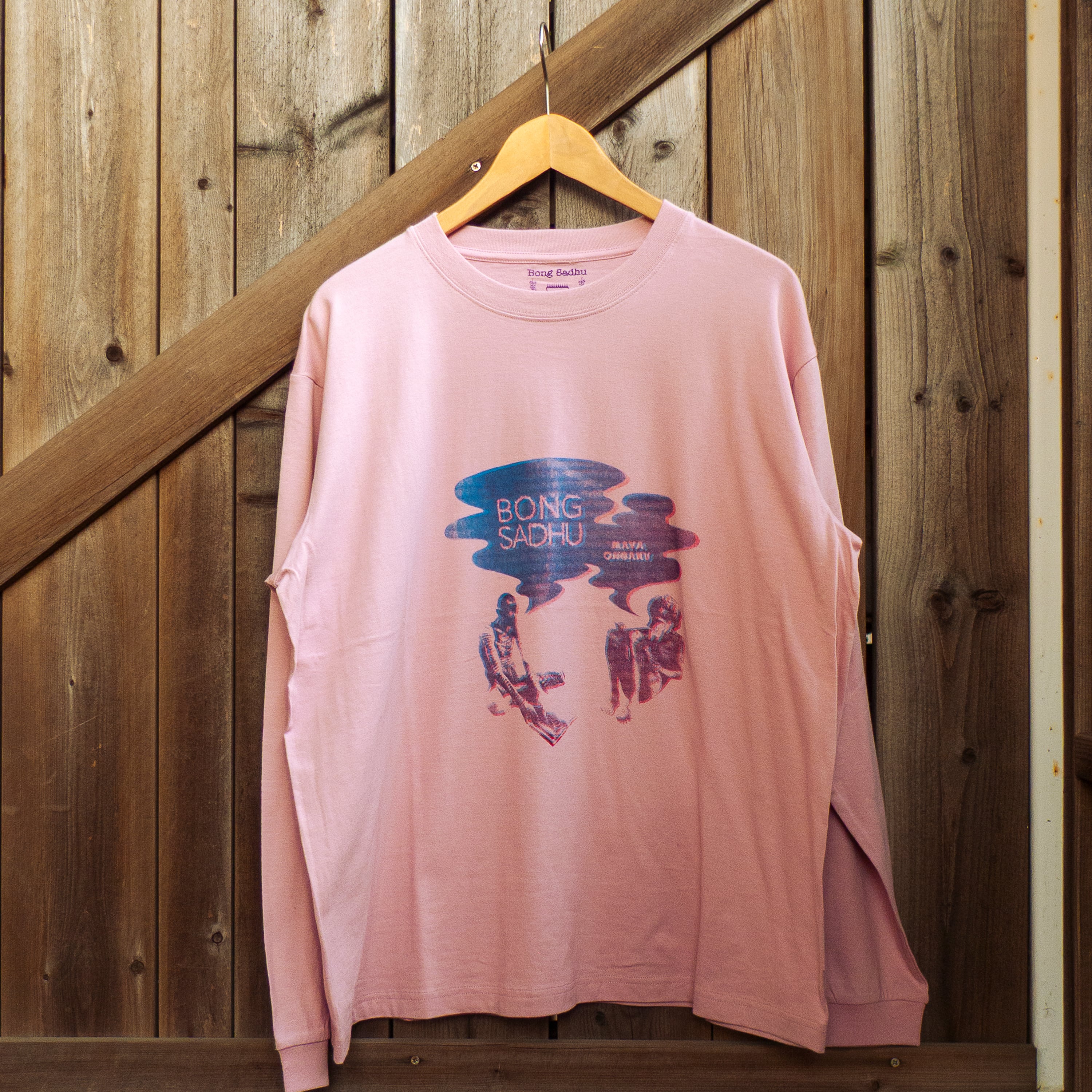 Bong Sadhu × maya ongaku LS Tee White | Bong Sadhu