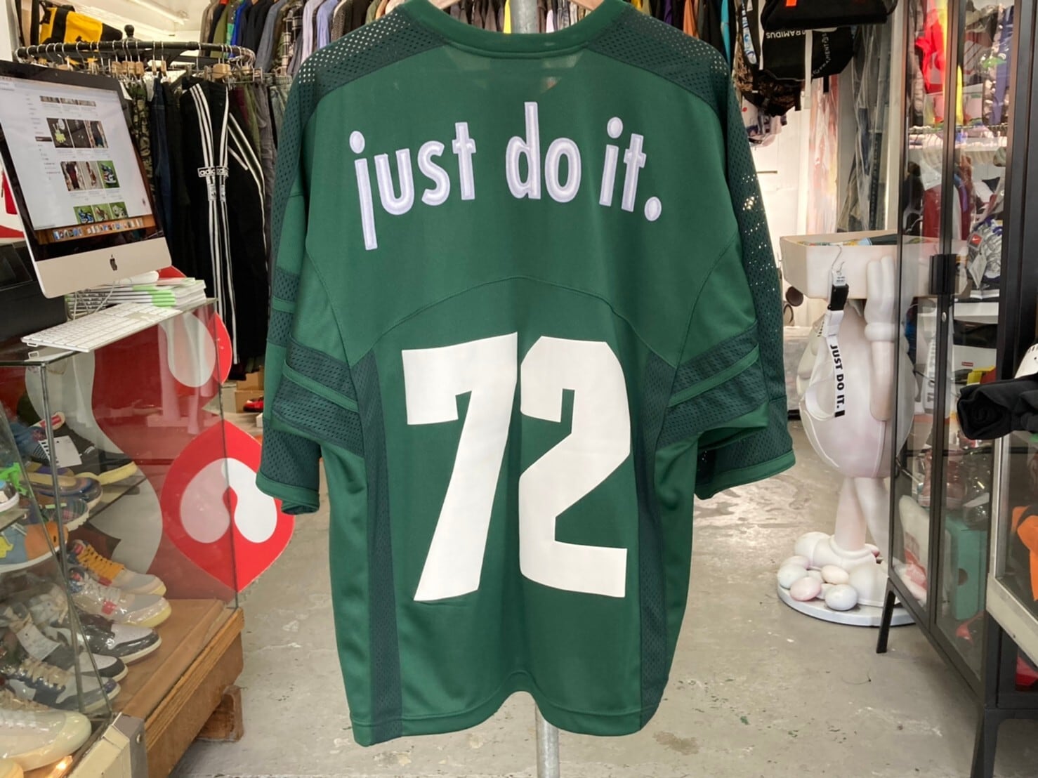 NIKE × CPFM SHORT SLEEVE OVERSIZED JERSEY GREEN SMALL DA2589-341 