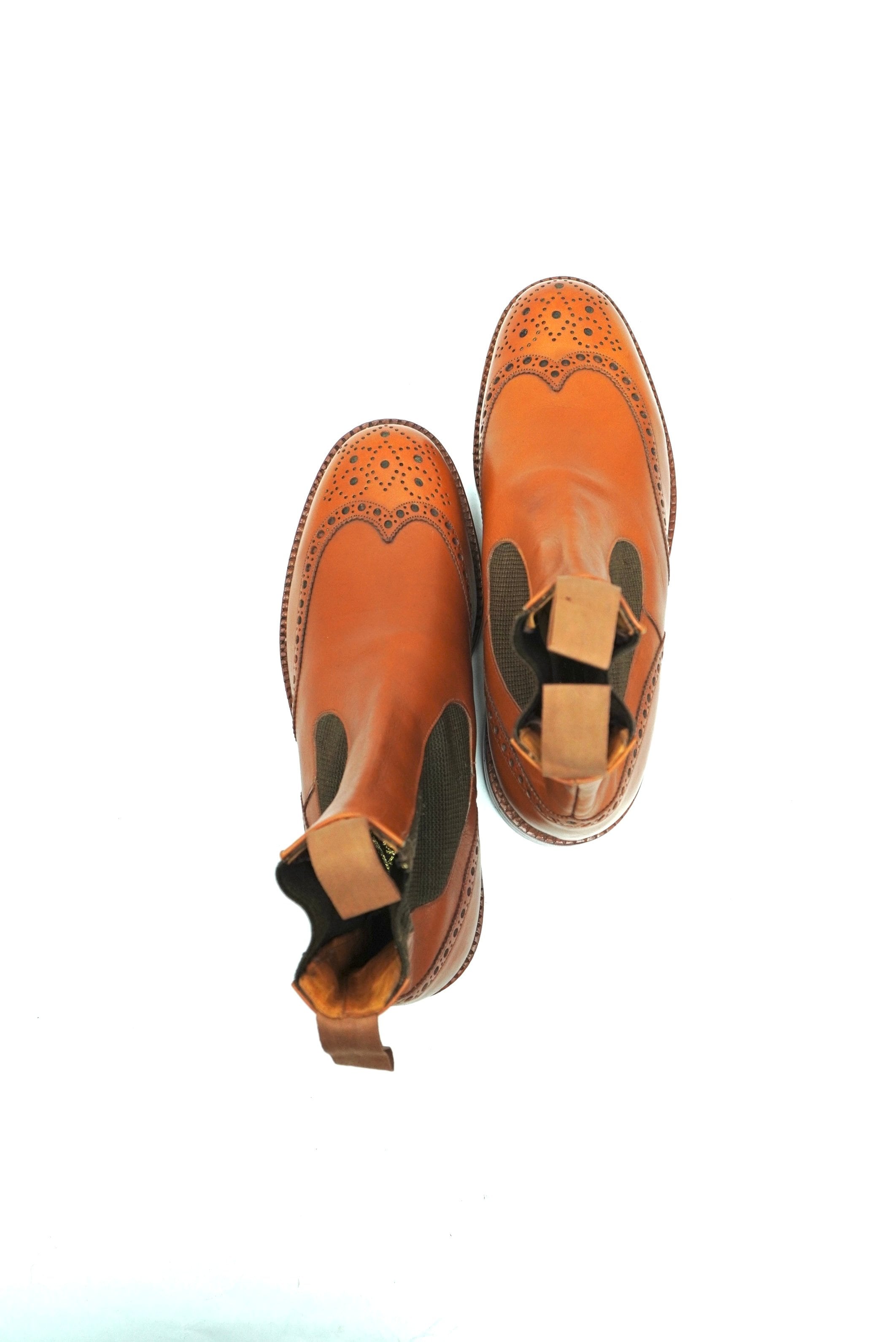 TRICKER'S】筆記体ロゴ Side Gussets Boots C-Shade UK8-5 | UNION