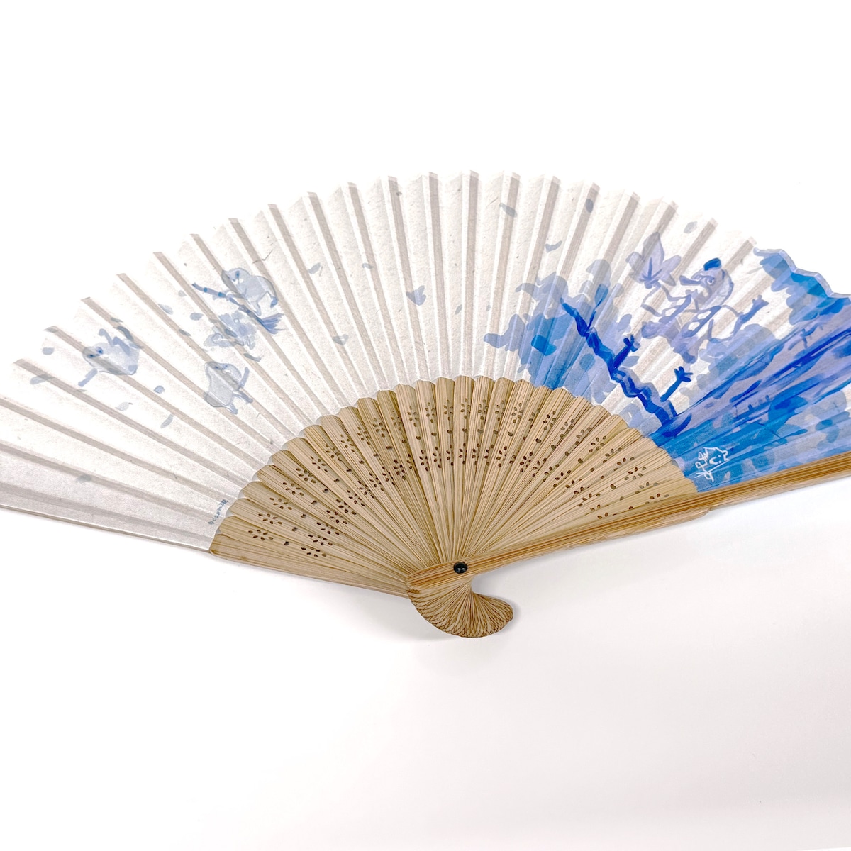 扇子(天狗とムジーナ) | くまみね民芸 通販部