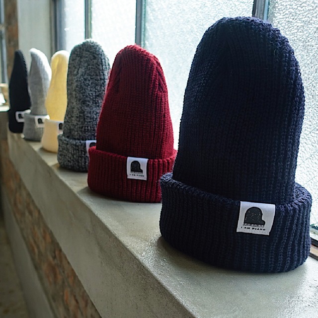ニットキャップ オールシーズン オリジナルアクリルニット帽 湯布院 ジャズとようかん