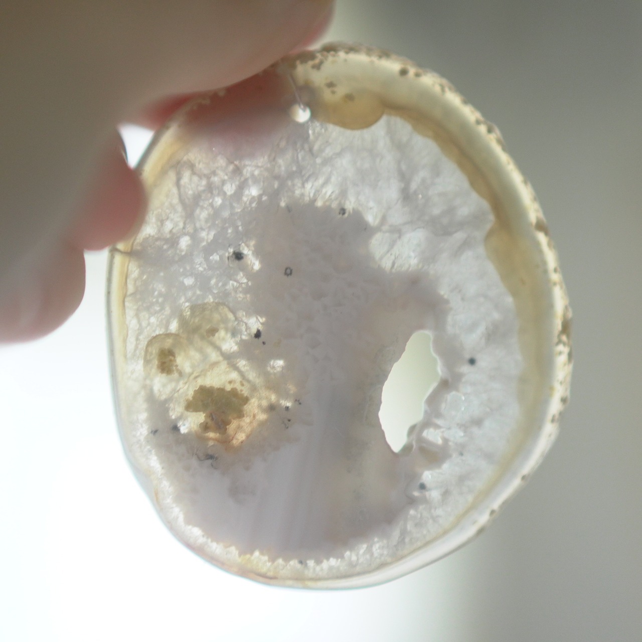 Crystal Moon 02 - アゲートヒーリングチャイム / Agate Sun Catcher Wind Chime 641