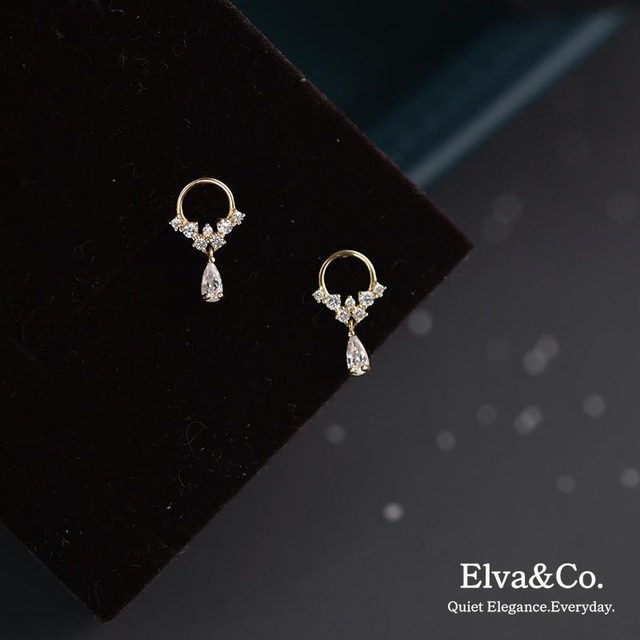 Classic Halo Drop Pierce（クラシックヘイロードロップピアス）