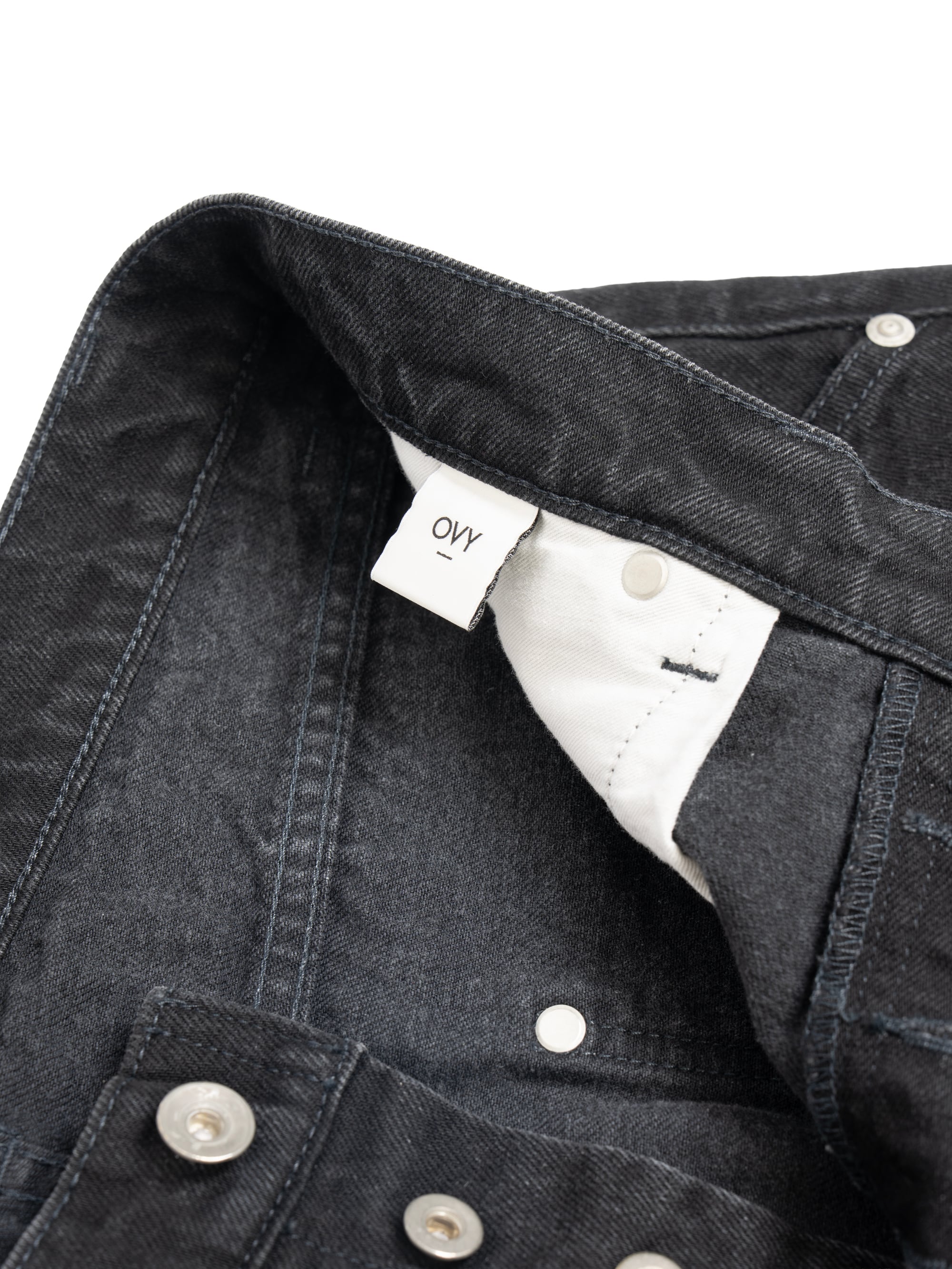 Black Wash Baggy Shorts | OVY