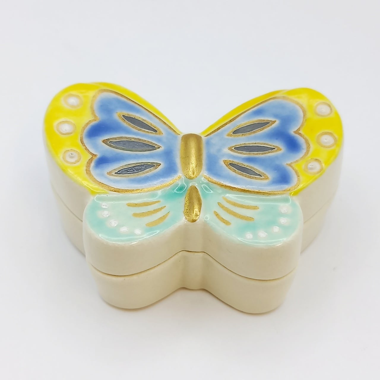 新古】蕗薹香合 交趾 横石嘉助 共箱入 | 茶道具 錦玉堂