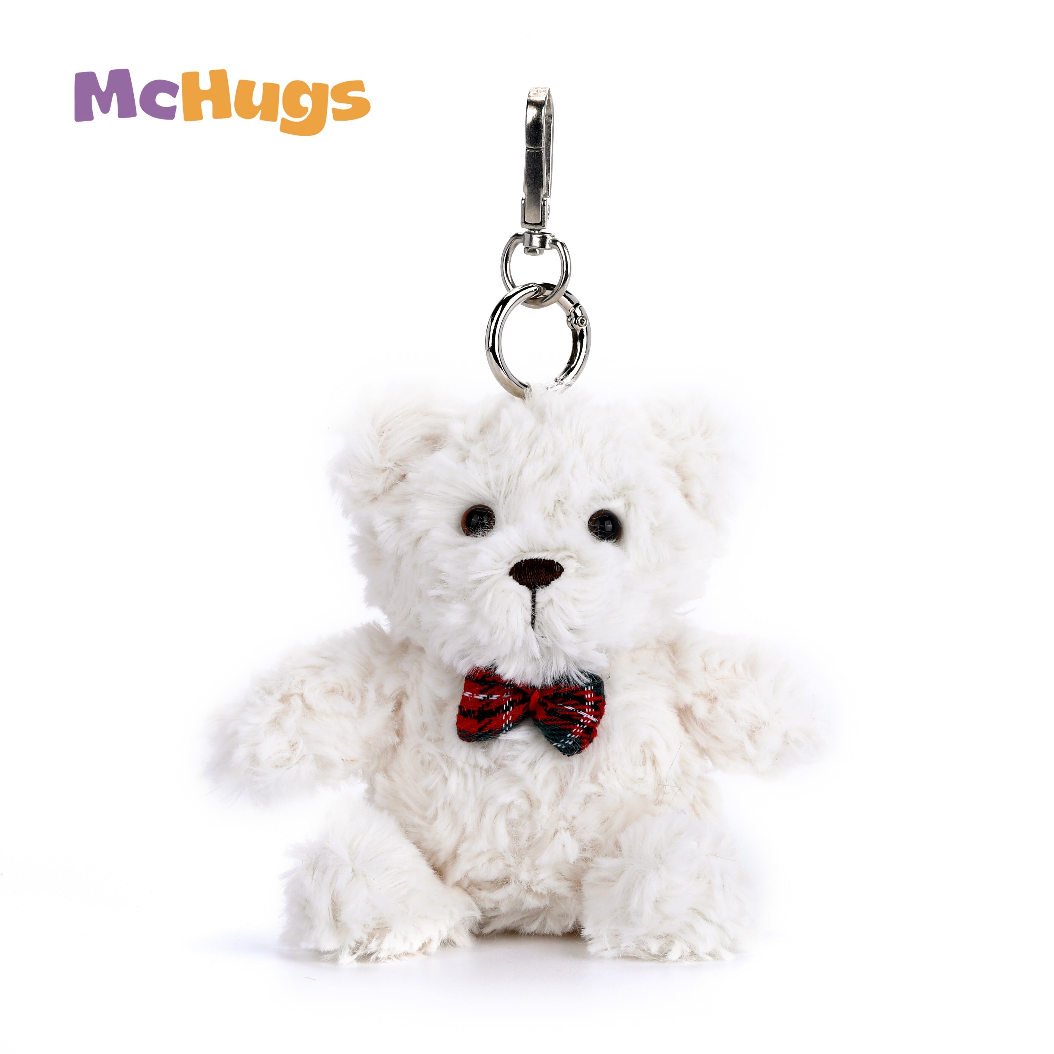 Cream Bear Bag Charm_MC600051B