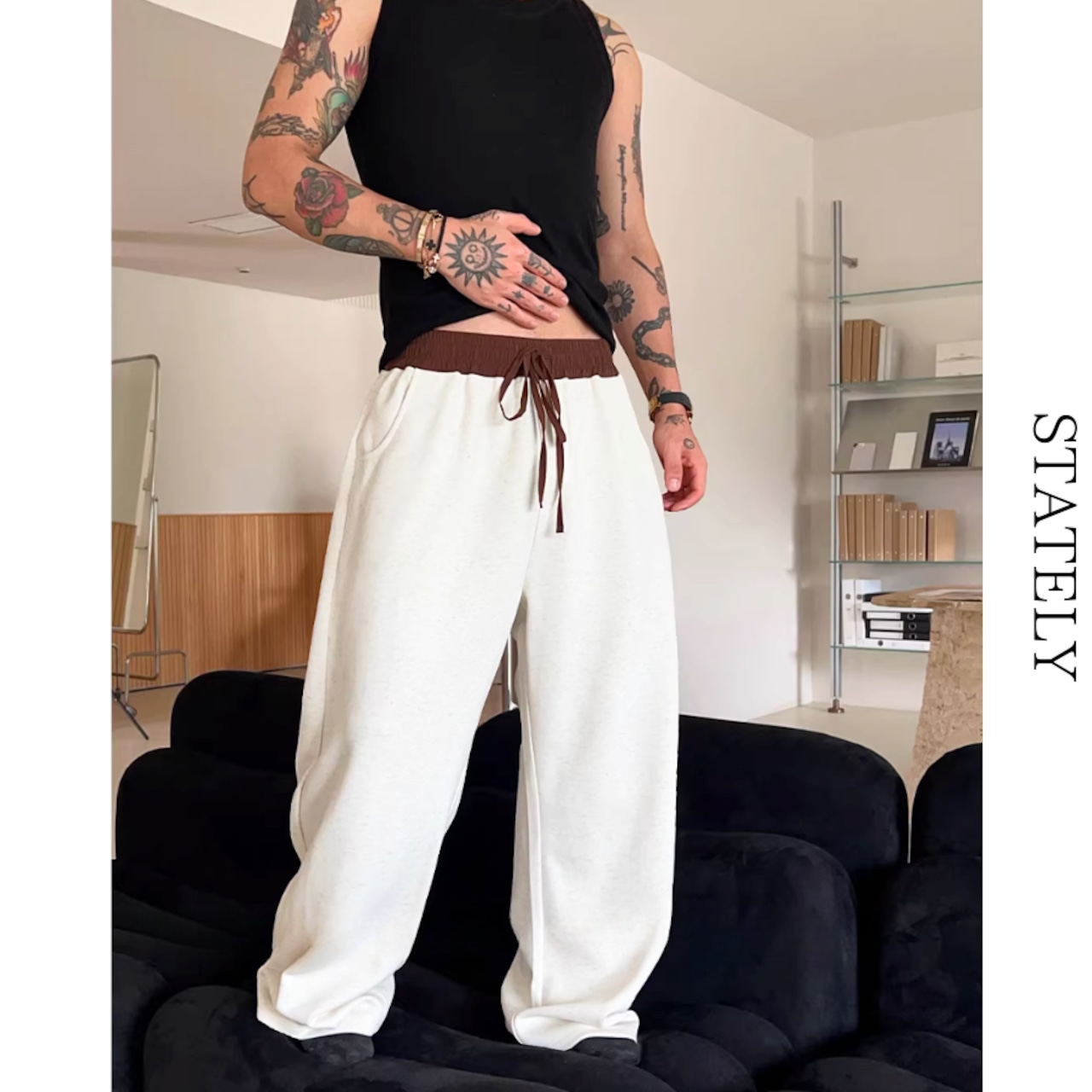 Relax Linen バルーンパンツ_B128・画像7