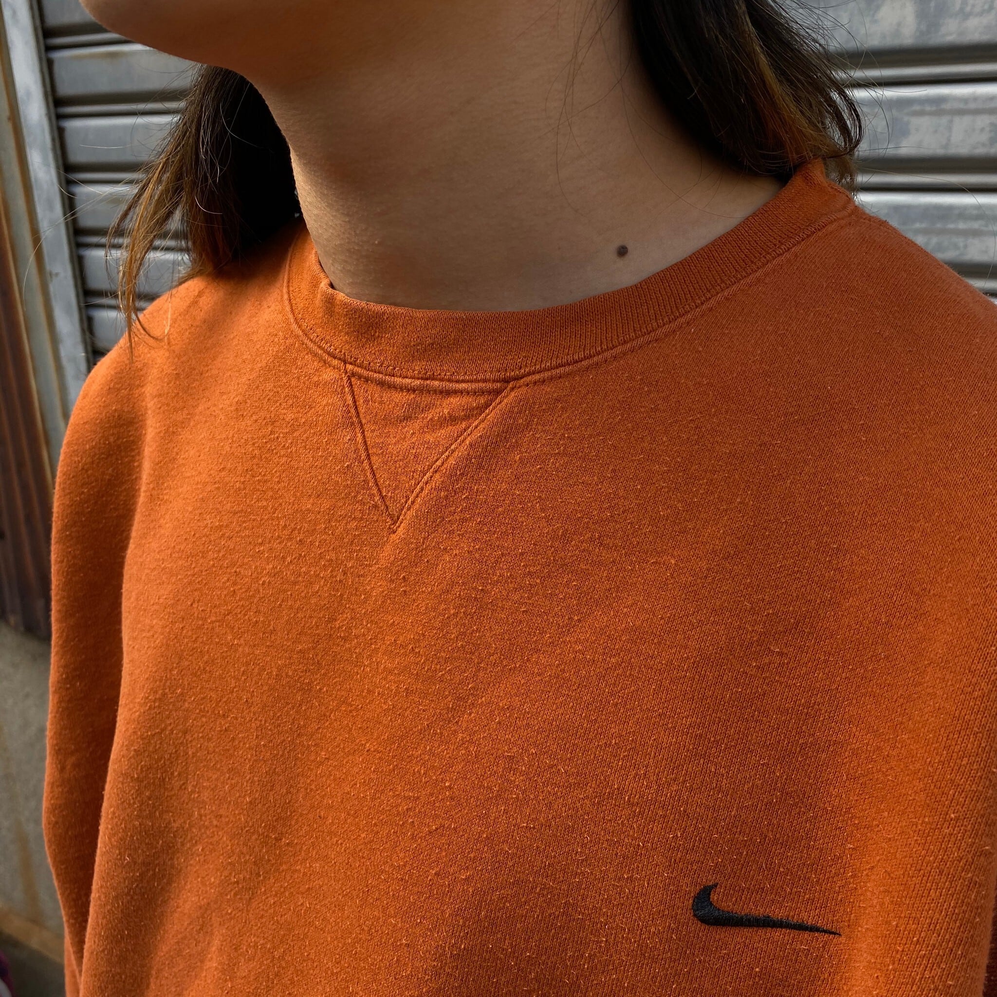 未使用 90s XL NIKE 悔し ナイキ スウェット 太アーム ビッグサイズ