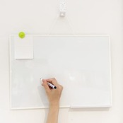 コクヨ(KOKUYO) ホワイトボード A3サイズ ポジティ 吊り下げタイプ 縦横両用 P3FB-A3W