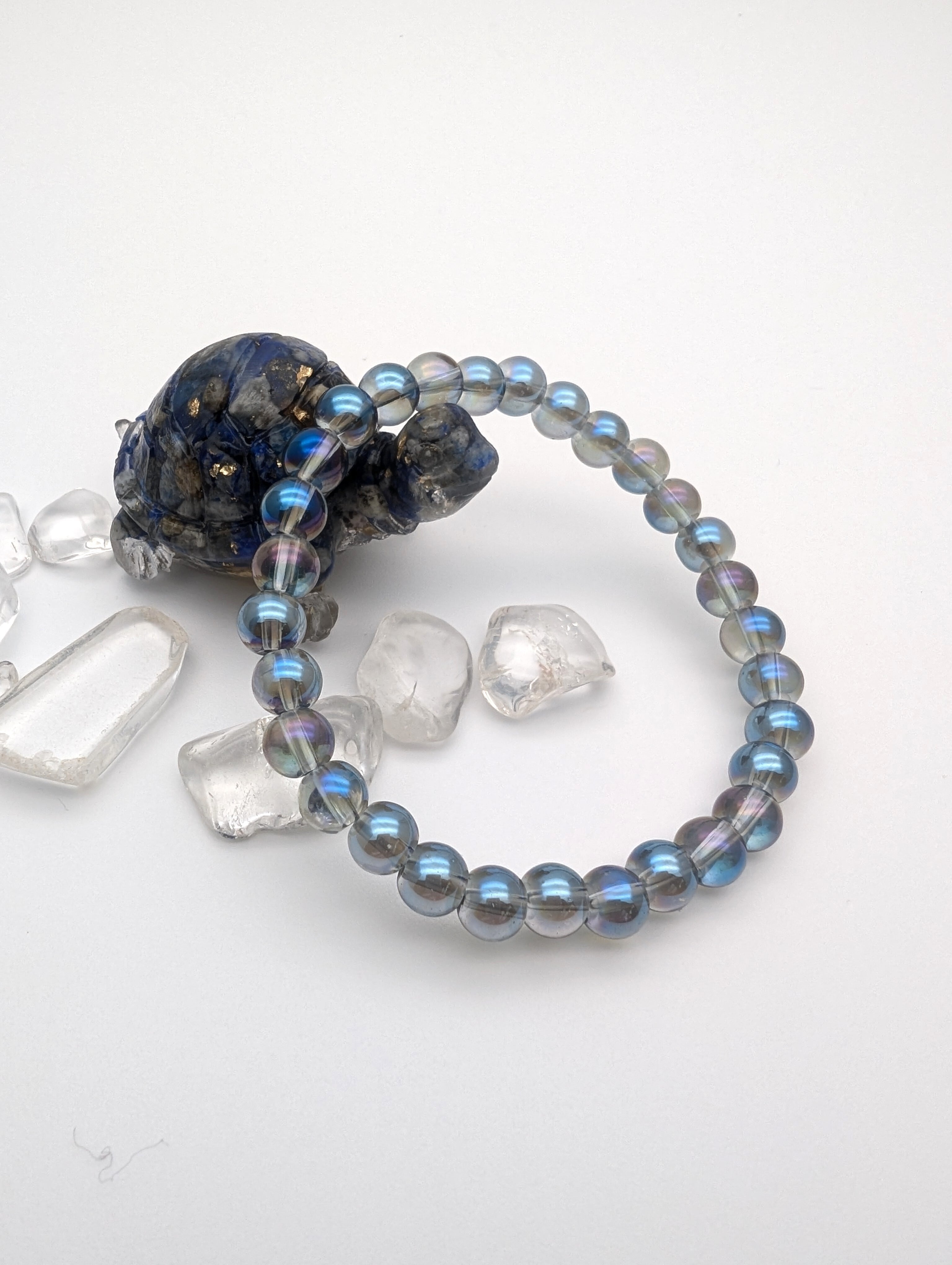 アクアオーラ クオリティ 水晶 4mm 天然石 パワーストーン